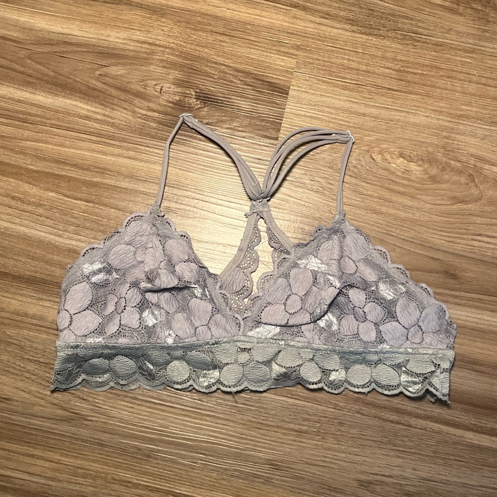 Bralette Gray Lace